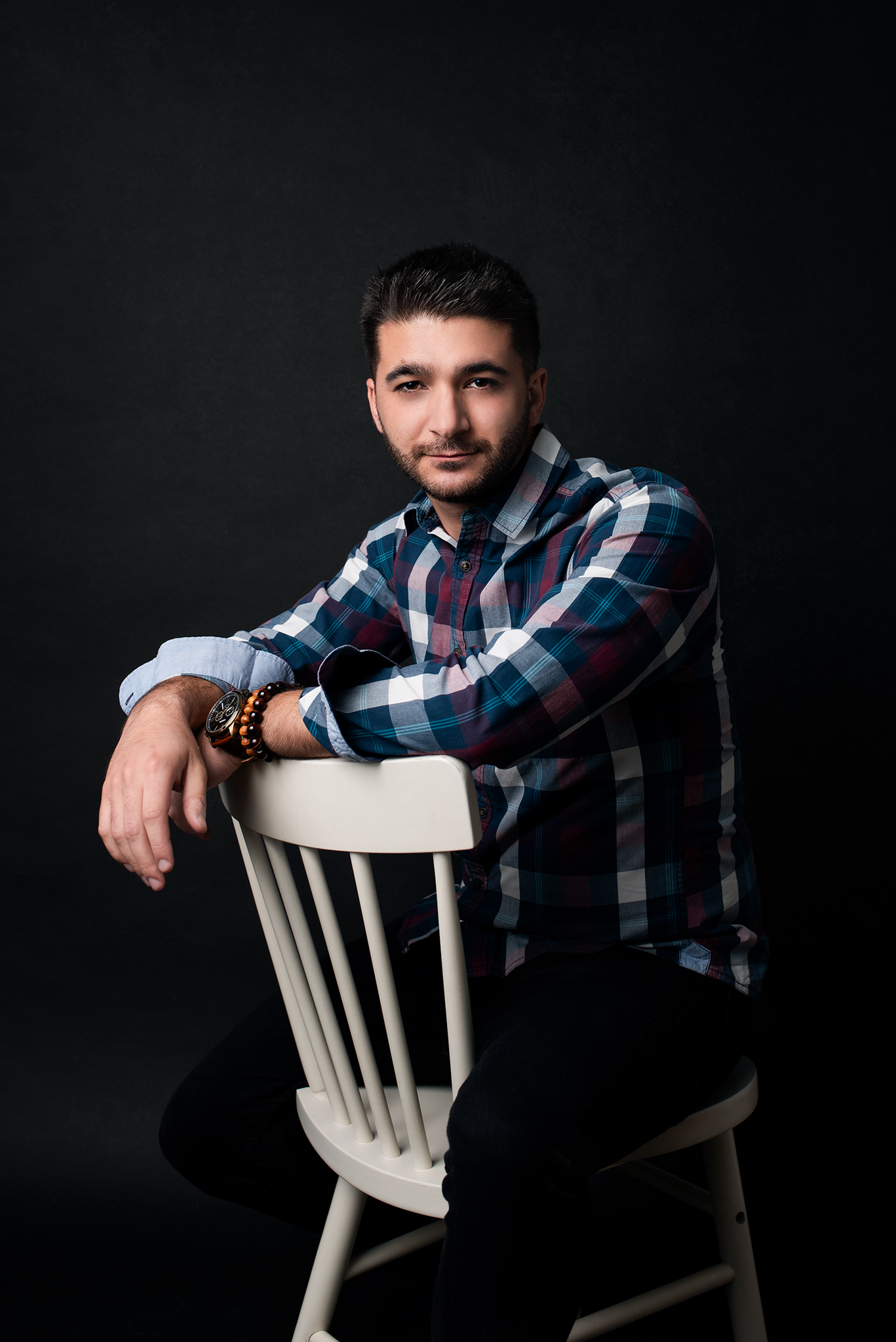 Photo professionnelle en studio réalisée par Laure Halabura à Cergy dans le Val d'Oise